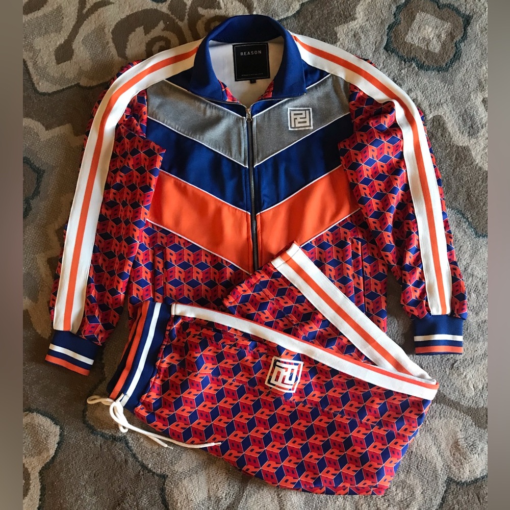 Reason track suit large